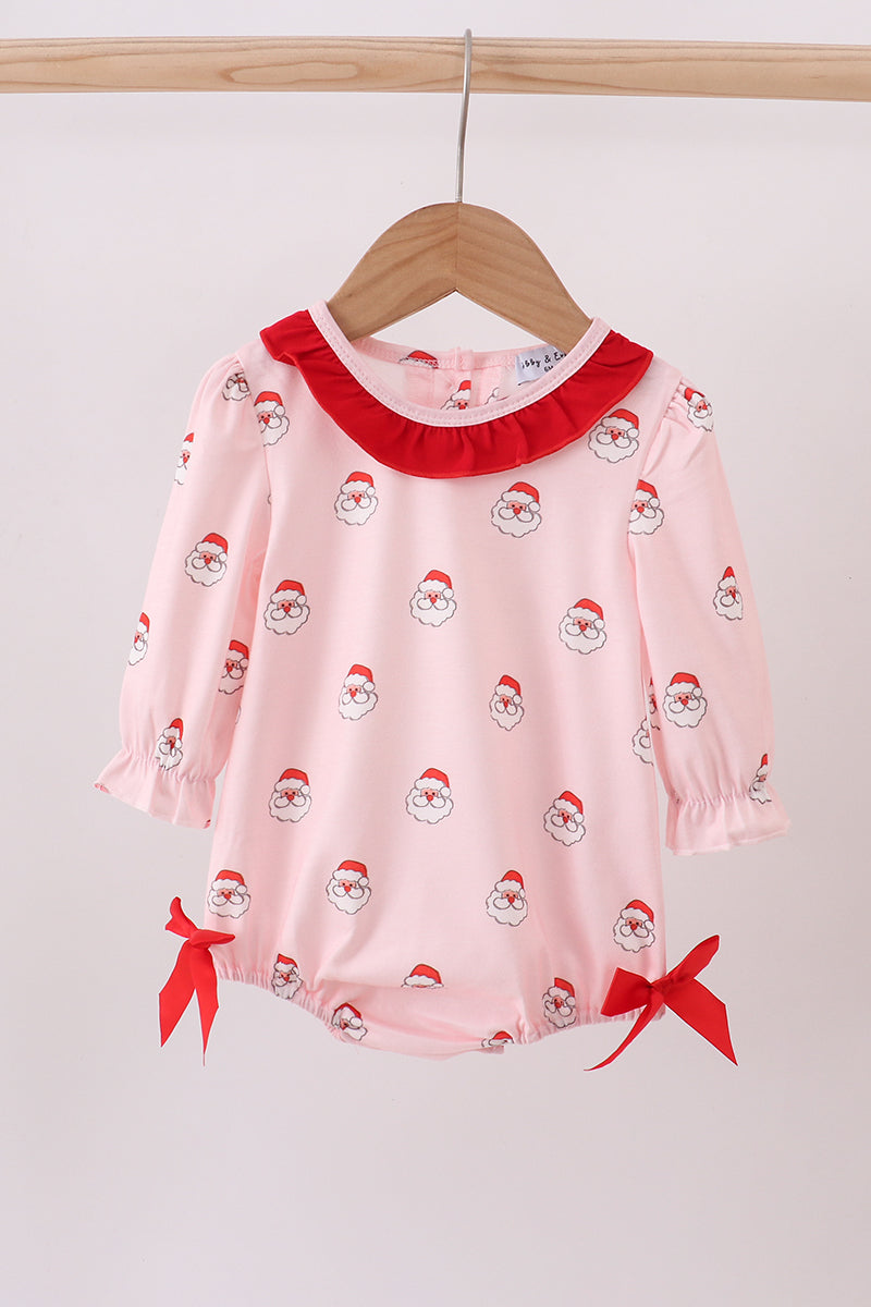 Christmas santa claus ruffle bubble