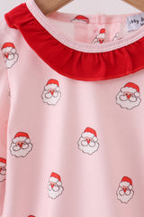 Christmas santa claus ruffle bubble