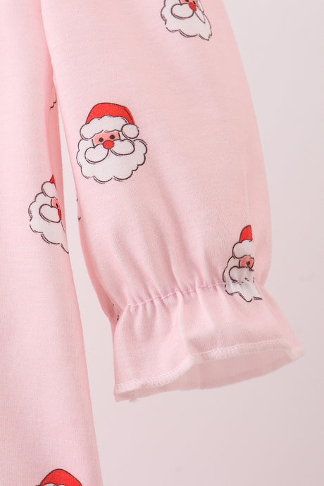 Christmas santa claus ruffle bubble
