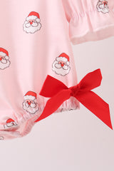 Christmas santa claus ruffle bubble