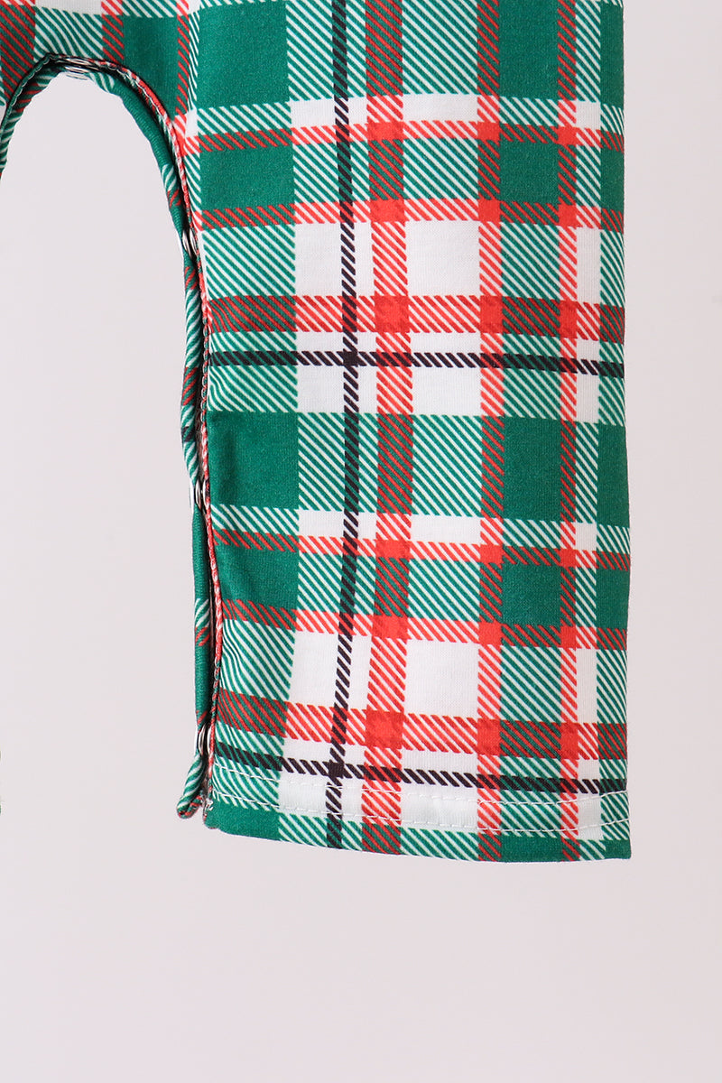 Green plaid 2pc jonjon set