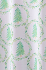 Green christmas tree bamboo pajama set