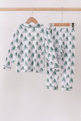 Green christmas tree bamboo mom&me pajama set