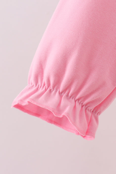 Multicolored heart smocked 2pc set