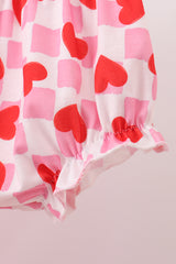 Red heart french knot bloomer set