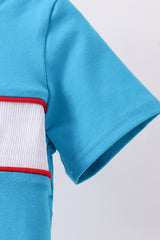 Blue Dr. Seuss smocked top