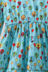 Mint Dr. Seuss print women dress