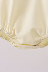 Green cross embroidery ruffle bubble