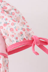 Pink jesus loves me embroidery bubble