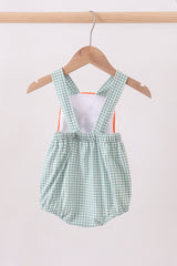 Bunny embroidery gingham bubble