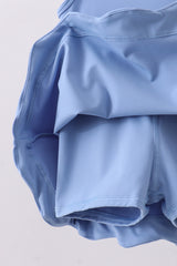 Blue active scalloped mom&me dress