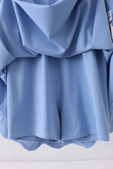 Blue active scalloped mom&me dress