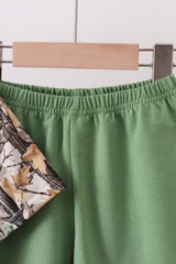 Camouflage shorts set