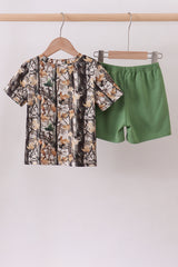 Camouflage shorts set