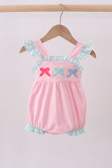 Pink Bow French Knot Bow Bubble