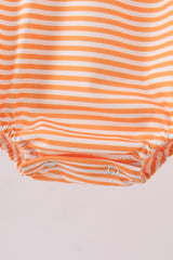 Orange stripe marine embroidery bubble
