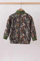 Camouflage duck embroidery pullover