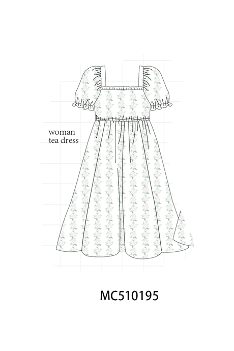 Floral print mom&me dress