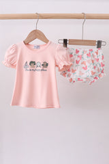 Happy Place Embroidered Bloomer Set