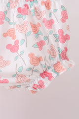 Happy Place Embroidered Bloomer Set