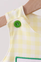 Yellow golf smocked gingham jonjon