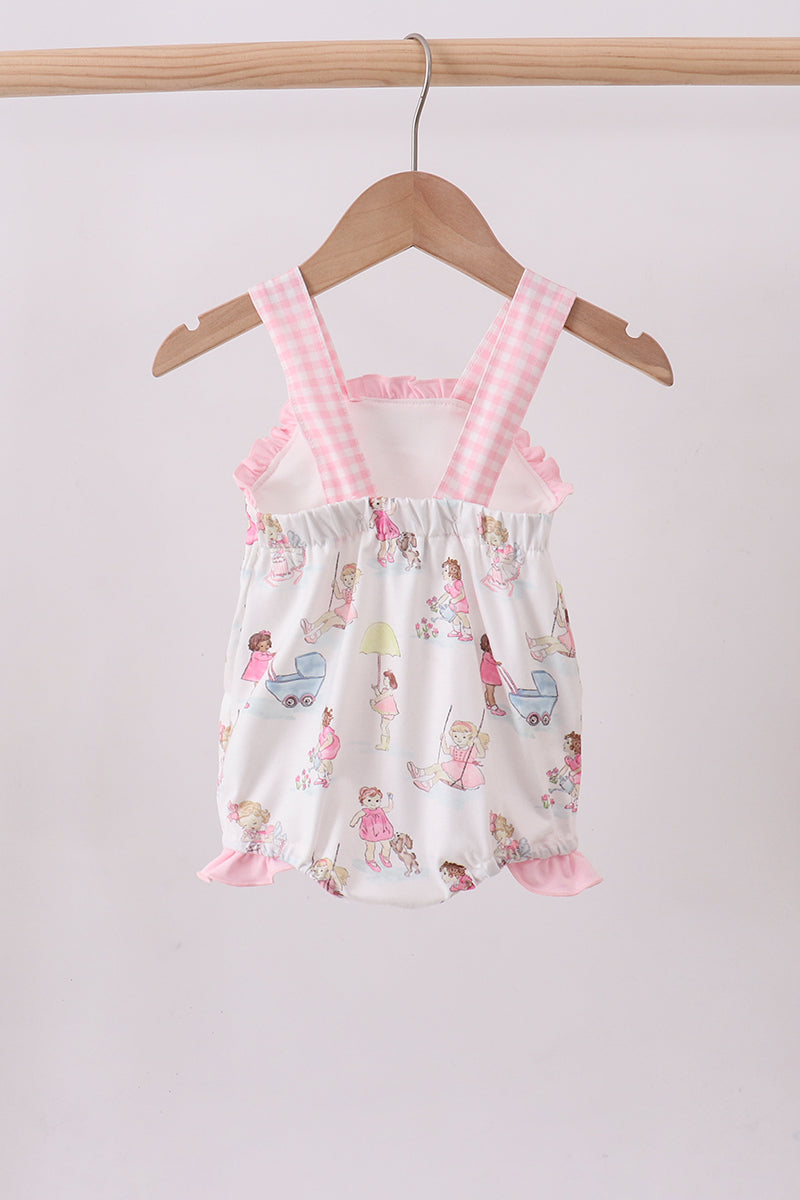 Pink all day adventure ruffle bubble