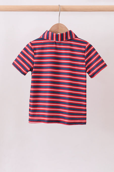 Stripe button down shirt