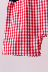 Red flag smocked gingham jonjon