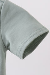 Sage pocket button down bubble