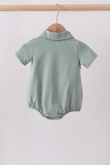 Sage pocket button down bubble
