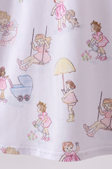 Pink all day adventure bamboo dress