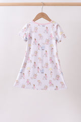 Pink all day adventure bamboo dress