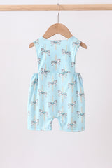 Blue carousel smocked jonjon