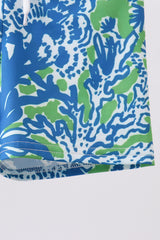 Ocean garden splash swim trunks