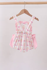 Pink bow castle ruffle bubble
