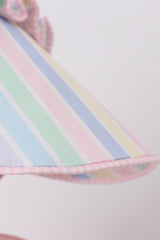 Rainbow stripe bonnet