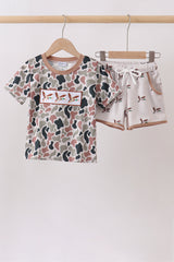 Camo Duck Embroidered Set