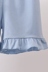Blue Floral Lace Set