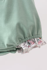 Sage Chicken Applique Bubble