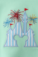 Green Castle Applique Bubble