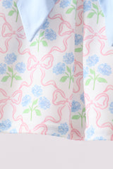 Blue Hydrangea Bow Bloomer Set