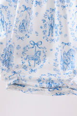 Blue Castle Smocked Ruffle Bubble