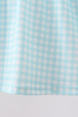 Blue Umbrella Smocked Bloomer Set
