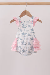 Pink Cowboy Ruffle Bubble