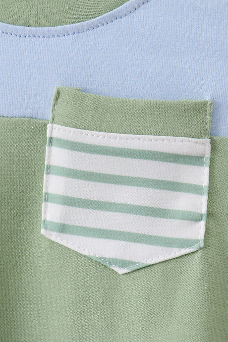 Blue&green Stripe Bubble