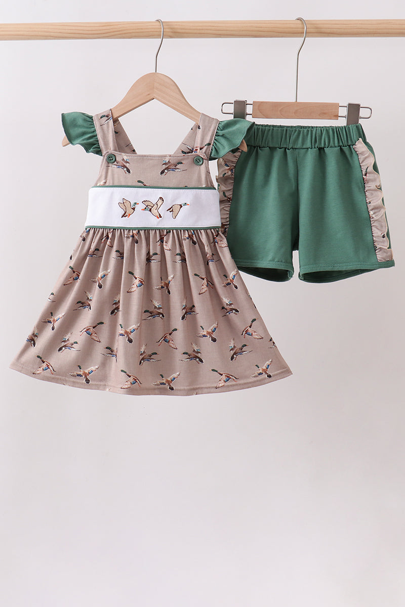 mallard green dress Embroidered Set – Honeydew USA baby mallard accents) Detail dress for girl Dress style:Nursing Mexicali Blues Dress Womens