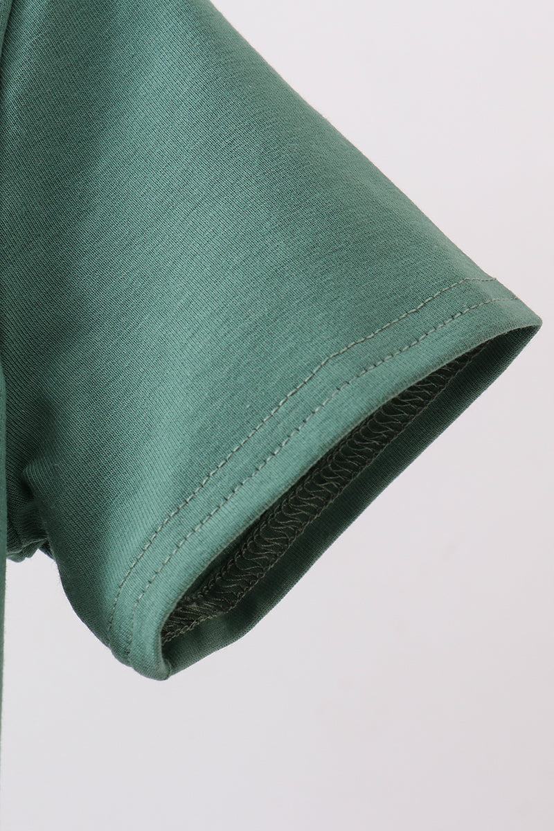Green Mallard Embroidered Shirt