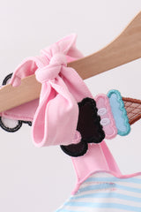 Blue Ice Cream Applique Bubble