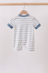 Blue Tool Applique Romper