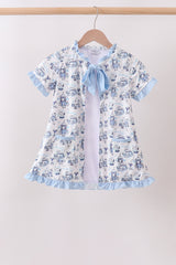 Blue Beach UPF Swim Coverup